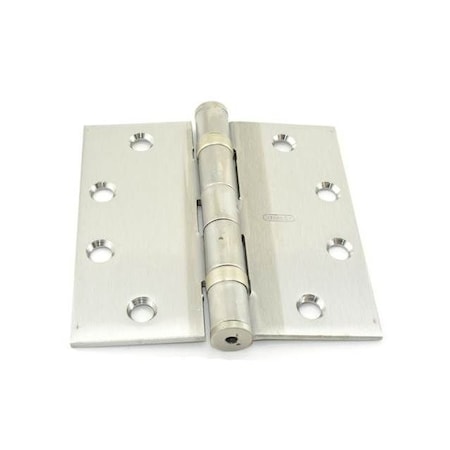 Best Hinges 4-1/2inx4-1/2in Full Mortise Ball Bearing Standard Weight Square Corner Hinge Non Removable Pin # FBB19141232DNRP